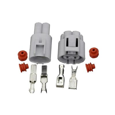 5 Sets 2 Pin Female/Male Auto DJ7021Y-4.8-11/21 Electronic Fan Connector Waterproof Use(5 sets female)