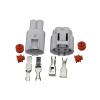 5 Sets 2 Pin Female/Male Auto DJ7021Y-4.8-11/21 Electronic Fan Connector Waterproof Use(5 sets female) view 1