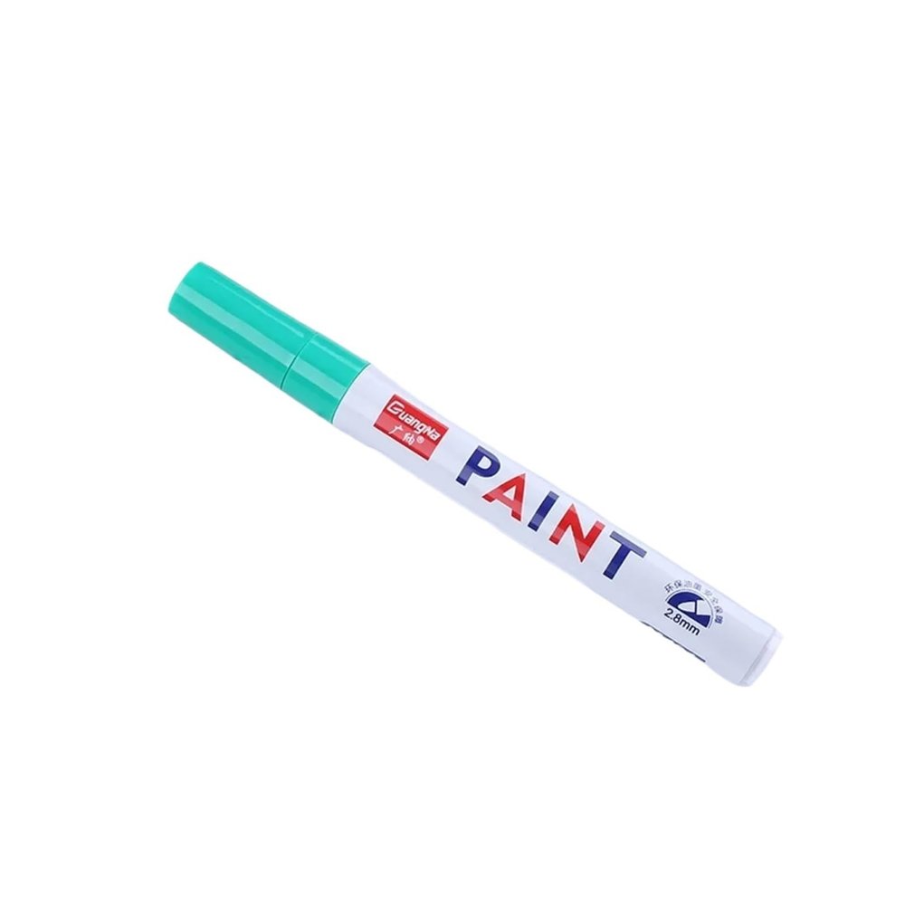 Yiteel Car Paint Pen Waterproof Car Wheel Tire Oily Painting Mark Pen Auto Rubber Tyre Tread CD Metal Permanent Paint Marker(Green)