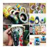 Yiteel Car Paint Pen Waterproof Car Wheel Tire Oily Painting Mark Pen Auto Rubber Tyre Tread CD Metal Permanent Paint Marker(Green) view 4
