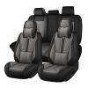 Car Seat Covers for Hyundai Santa Fe 2001-2024 Full Seat Cover-Black&Gray view 1