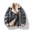 YMGSCC Motorcycle Jacket, Men's Winter Jacket, Lamb Cashmere(M Code) view 1