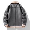 YMGSCC Motorcycle Jacket, Men's Winter Jacket, Lamb Cashmere(M Code) view 3