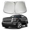 SZYUCHEN Car Windshield Sun Shade Sunshade Compatible with Chevy Chevrolet Tahoe Suburban Z71 Premier High Country RST LT LS 2015-2020 Accessories, Foldable Car Front Window Sun Shield Visor view 1