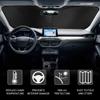 SZYUCHEN Car Windshield Sun Shade Sunshade Compatible with Chevy Chevrolet Tahoe Suburban Z71 Premier High Country RST LT LS 2015-2020 Accessories, Foldable Car Front Window Sun Shield Visor view 3