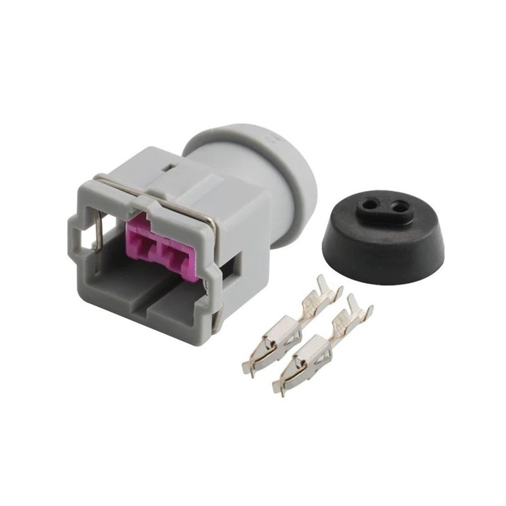 automotive wire connectors 2 Pin DJ7022A-3.5-21 Connector Fit Compatible Water Spray Motor 1.4T Supercharger Socket Wire Speed Socket Car maintenance(2p female 1,50 sets)