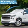 Sunshade for Suburban Windshield Sun Shade Custom Fit 2015-2020 Chevy Chevrolet Suburban Accessories Foldable Front Window Shield Cover Sun Visor Protector Block UV Rays Keep Car Cooler view 2