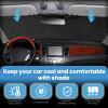 Sunshade for Suburban Windshield Sun Shade Custom Fit 2015-2020 Chevy Chevrolet Suburban Accessories Foldable Front Window Shield Cover Sun Visor Protector Block UV Rays Keep Car Cooler view 3