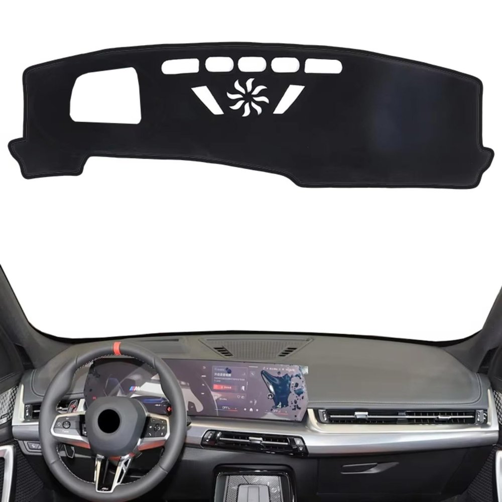 YNOZVZJE Fit for BMW X1 U11/U12 2022-2025 with HUD,Dash Cover Mat,Dash Mat Dashboard Cover,Black Dash Board Cover for Car,Car Accessories