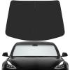 PeakPurit Car Windshield Sun Shade for Tesla 2016-2026 Model 3 Highland Accessories (OEM Design) Reflective Foldable Heat Insulation Sunshade for Ultimate Protection view 1