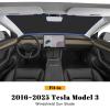 PeakPurit Car Windshield Sun Shade for Tesla 2016-2026 Model 3 Highland Accessories (OEM Design) Reflective Foldable Heat Insulation Sunshade for Ultimate Protection view 2