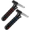 1/2 Pcs Car Handle Cane Stainless Steel Car Door Handle for Elderly Multifunctional Car Handle Assist Portable Car Door Latch Handle for Seniors and Handicapped ZJMCAJY(Blue -red) view 1