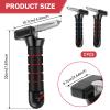 1/2 Pcs Car Handle Cane Stainless Steel Car Door Handle for Elderly Multifunctional Car Handle Assist Portable Car Door Latch Handle for Seniors and Handicapped ZJMCAJY(Blue -red) view 2