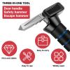 1/2 Pcs Car Handle Cane Stainless Steel Car Door Handle for Elderly Multifunctional Car Handle Assist Portable Car Door Latch Handle for Seniors and Handicapped ZJMCAJY(Blue -red) view 3