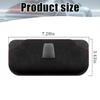 Bittwee Car Sunglasses Holder, Leather Vehicle Sun Visor Eyeglasses Protective Storage Case, Automotive Interior Glasses Protection Organizer Box Accessories, Universal for Most Cars (Black) view 2
