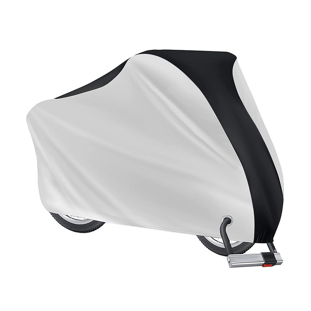 Motorbike Cover for Yamaha BT 1100 Bulldog Oxford Fabric Motorcycle Cover Anti-UV Moped Cover with Lock Holes Windproof Buckle and Elastic Hem,B1-200x70x110