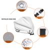 Motorbike Cover for Yamaha BT 1100 Bulldog Oxford Fabric Motorcycle Cover Anti-UV Moped Cover with Lock Holes Windproof Buckle and Elastic Hem,B1-200x70x110 view 3