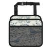 HISQSTUU Watercolor Birds Blueberries Car Backseat Organizer PU Leather Automotive Back Seat Storage Bag Universal Hanging Garbage Box Travel Accessories Foldable view 2