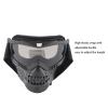 Motorcycle Helmet Goggles with Detachable Mask Outdoor Sports Gray (Gray) view 3