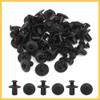 REPAIROCK 30 Pcs Black 8mm Hole Plastic Rivets Fastener Fender Push Pin Clips for Auto Car Auto Replacement Parts view 2