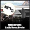 Hihaha Mobile Phone Holder Radio Mount Bracket Kit for Jeep Wrangler JL JLU 2018-2021 for Jeep Gladiator JT 2020-2021 Durable Material view 2