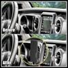 Hihaha Mobile Phone Holder Radio Mount Bracket Kit for Jeep Wrangler JL JLU 2018-2021 for Jeep Gladiator JT 2020-2021 Durable Material view 4