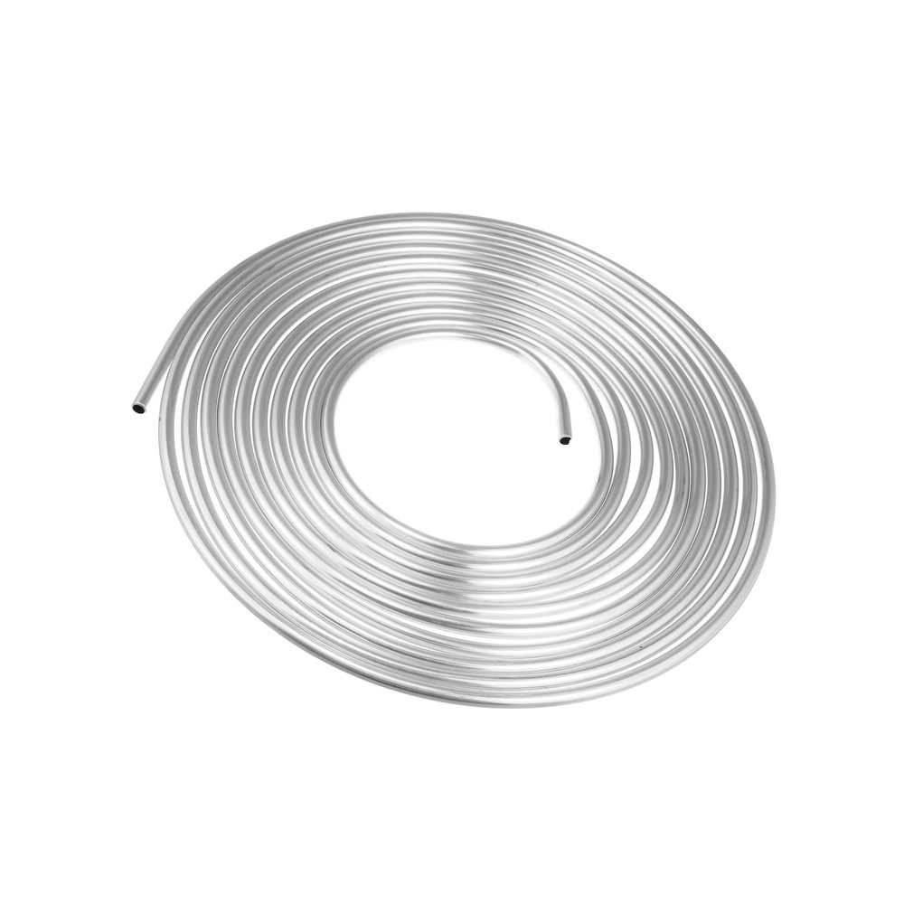 HOPESPANNER 5/16" Car Brake Line Tubing 25ft Tubing Coil for Hydraulic Braking Systems and Transmission System Silver Tone Replace Parts Vehicle Components