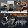 FARBIN Car Horn 12V Compact Motorcycle Horn Super Loud High Low Daul Tone Waterproof Snail Horns for Trucks Trains Cars Pickup Lorries (Black) view 4