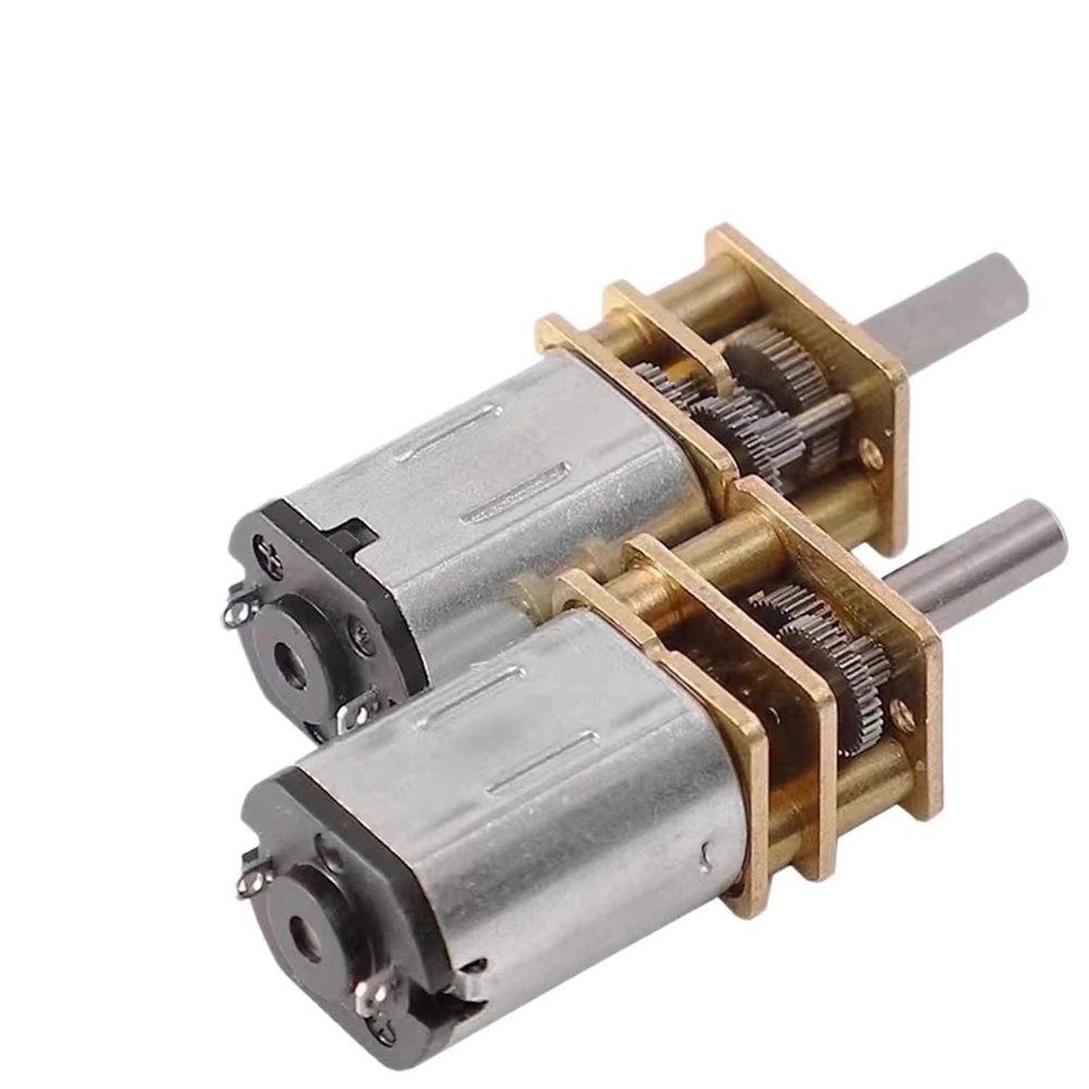 GA12-N20 DC 3V 6V 12V Micro Motor Full Metal Gearbox Gear Reducer Motor 30RPM 50RPM 60RPM 150RPM 200RPM 300RPM 600RPM 1000RPM(3V,1000rpm)