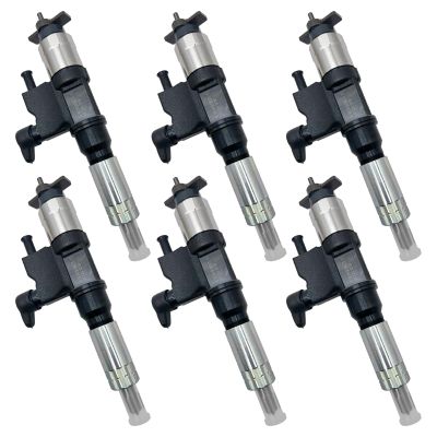 DoraKvi 6-Pieces 8-97602803-1 8-97602803-0 Fuel Injector Compatible with Isuzu 7.8L Engine 6HK1 FTR FVR FXR HTR HVR HXR