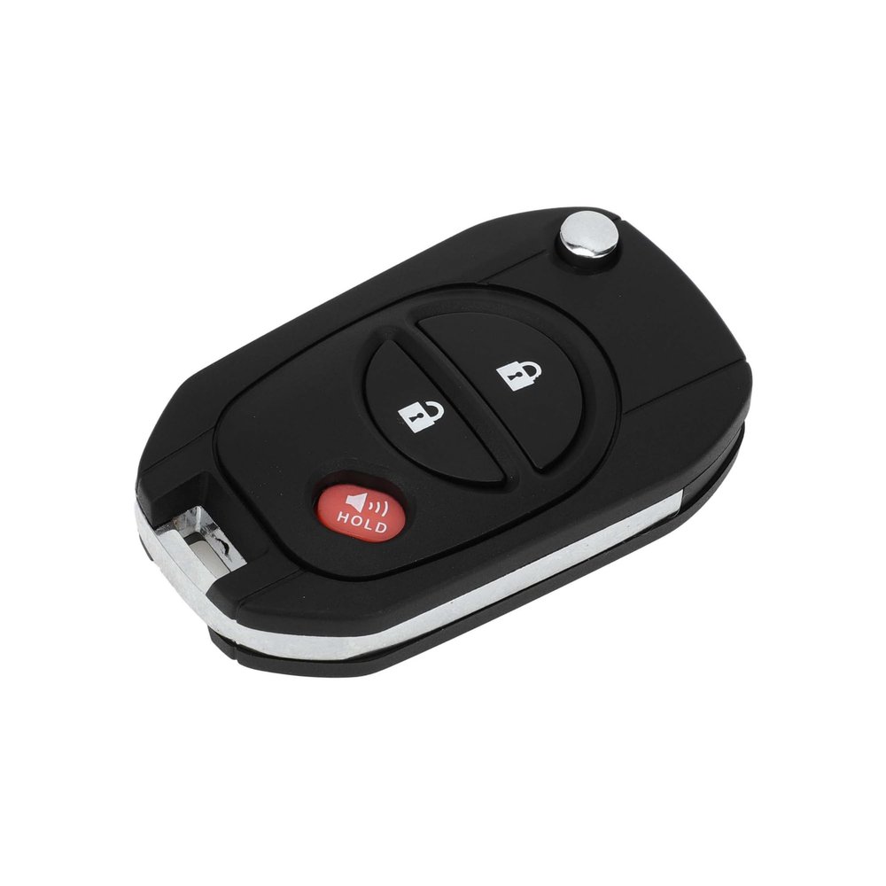 Hihaha Key Shell Case Keyless Entry Remote Key Fob Replacement Case for Toyota Tundra 2010-2017 for Toyota Tacoma 2010-2016 3 Buttons GQ43VT20T Durable Material
