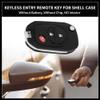 Hihaha Key Shell Case Keyless Entry Remote Key Fob Replacement Case for Toyota Tundra 2010-2017 for Toyota Tacoma 2010-2016 3 Buttons GQ43VT20T Durable Material view 2