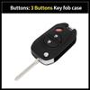 Hihaha Key Shell Case Keyless Entry Remote Key Fob Replacement Case for Toyota Tundra 2010-2017 for Toyota Tacoma 2010-2016 3 Buttons GQ43VT20T Durable Material view 3