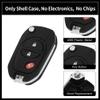 Hihaha Key Shell Case Keyless Entry Remote Key Fob Replacement Case for Toyota Tundra 2010-2017 for Toyota Tacoma 2010-2016 3 Buttons GQ43VT20T Durable Material view 4