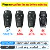 CHATYYD Key fob Cover for ford with Keychain, Soft TPU Car Key Cover Case for Ford Bronco F-150 Escape Explorer Expedition F-250 F-350 F-350 Ranger Ecosport 2015-2022 Accessories(Red) view 2