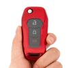 CHATYYD Key fob Cover for ford with Keychain, Soft TPU Car Key Cover Case for Ford Bronco F-150 Escape Explorer Expedition F-250 F-350 F-350 Ranger Ecosport 2015-2022 Accessories(Red) view 3