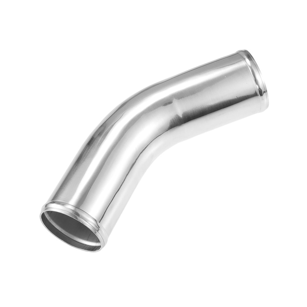 A ABSOPRO 76mm 3" OD 4" 100mm Leg Length Universal Car Aluminum Alloy Tube Intercooler Pipe 45 Degree Bend Elbow Air Intake Joiners Tubing - Pack of 1 Item Replacement