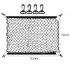 for Vauxhall Logo Agila Antara Movano Vivaro VXR8,Car Trunk Net,70 * 70CM Elastic Pocket Hook Rear Cargo Storage Mesh view 3