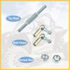REPAIROCK M8 140mm Steering Tie Rod Ball Joint for 50cc 70cc 90cc 110cc 125cc 150cc 200cc 250cc ATV Four Quad Steering Suspension Auto Replacement Parts view 4