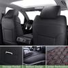 Front Seat Covers for Lexus GS 400, 2PCs Premium Nappa Leather Car Seat Cover Front Set Fit Lexus GS400 1998-2000,Waterproof Seat Protector, Airbag Compatible Auto Seat Cover(Black&Red,Pillows) view 3