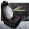 Front Seat Covers for Lexus GS 400, 2PCs Premium Nappa Leather Car Seat Cover Front Set Fit Lexus GS400 1998-2000,Waterproof Seat Protector, Airbag Compatible Auto Seat Cover(Black&Red,Pillows) view 4