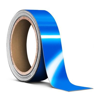 VViViD Vinyl Tape Pinstripe Blue Reflective Gloss Adhesive Automotive Film (1" x 20ft)