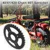 RUTU 40/41/420 Chain 40T Sprocket, 40 Tooth Rear Sprocket for Coleman BT200X CT200U CT200U-EX Baja Warrior MB165 MB200 Predator 212 196cc 200cc 6.5hp Powersports TrailMaster Massimo Mini Bike Go-Kart view 4
