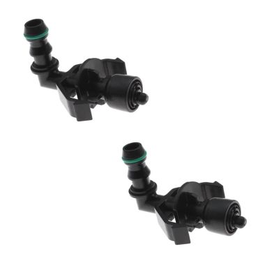 BHNJUTM 1Pair 61677059223 Front Bumper Headlight Washer Nozzle Headlamp Water Spray Jet Compatible with BMW 6 E63 E64 LCI 2004-2010