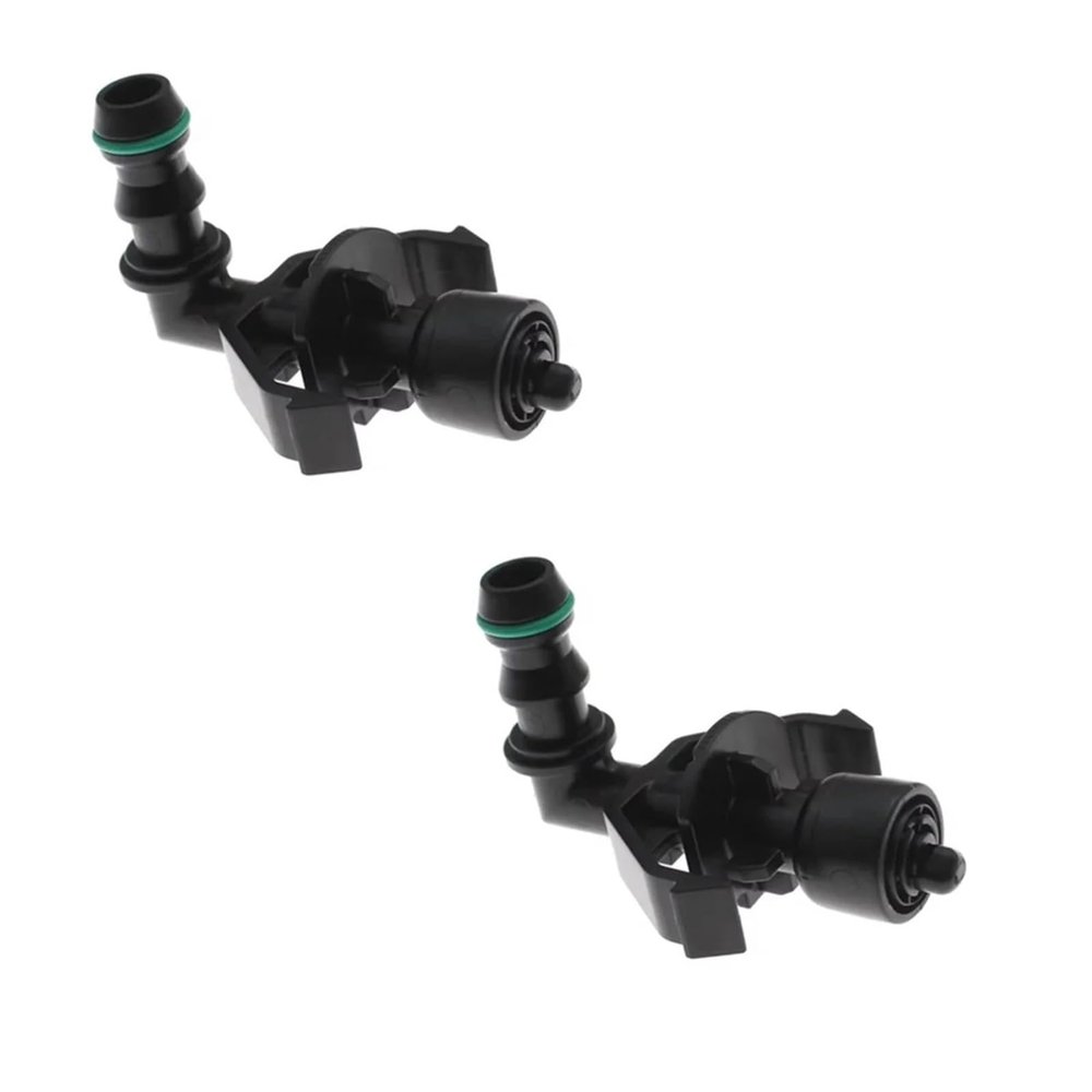 BHNJUTM 1Pair 61677059223 Front Bumper Headlight Washer Nozzle Headlamp Water Spray Jet Compatible with BMW 6 E63 E64 LCI 2004-2010