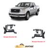Vantage Auto Parts - Front Bumper Brackets Left and Right Side Compatible with Ford F-150 / Lincoln Mark LT 2006-2008 | DIRECT REPLACEMENT | Steel | 6L3Z17B984AA 6L3Z17B985AA | FO1067172 FO1066172 view 2