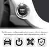 2PCS Car Engine Push Start Button Cover Decoration Ring,Bling Butterfly Push to Start Button Cover Ring with Rhinestones,Car Start Button Cover for Bling Car Accessories for Women (Black) view 4