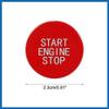 A ABSOPRO for BMW 3 Series Car Engine Ignition Push Start Button Start Stop Button Cover Trim Cap ABS Sticker Red for BMW G20 G05 X5 G06 X6 G07 X7 Item Replacement view 3