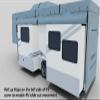 GEARFLAG Fifth Wheel RV Cover fits 40-43 Toy Hauler Motorhome with Slide Out Roll-up Opening Reinforced Windproof Side-Straps Reflective Safety Strips Anti-UV Water-Resistance Heavy Duty Fabric view 2