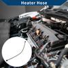 Hihaha No.1323Y2 Heater Hose for Peugeot 206 1.4 1998-2012 Engine Radiator Coolant Water Pipe Good Sealing Rubber 1 Pc Black view 2